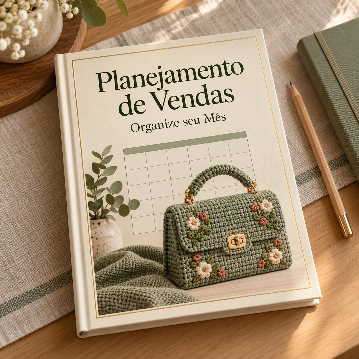 Bolsa artesanal ilustrativa — Método Riviera